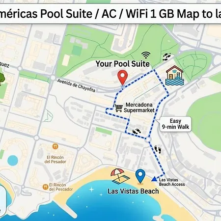 Playa Americas El Camison Pool Apartman *